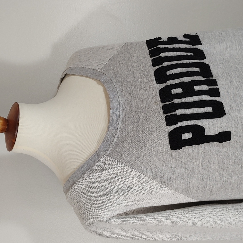 Top: Long sleeve Purdue Scoop neck Shirt